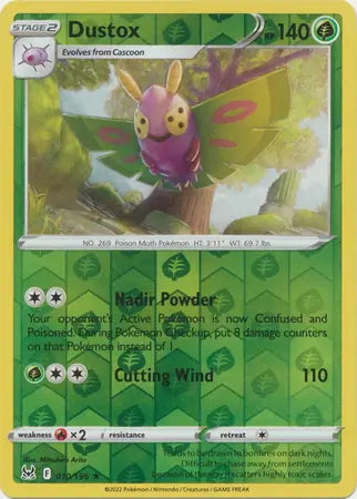 Lost Origin Dustox #10/196 reverse holo